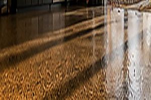 Copper flake floor swatch
